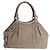 Gucci Diamante Canvas Sukey Tote Bag Braun Weiß Beige
