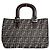 Borsa a Spalla Fendi Zucca Canvas Marrone