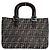 Borsa a Spalla Fendi Zucca Canvas Marrone - vista 2