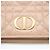 Cartera de doble pliegue rosa beige Christian Dior - vista 10