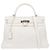 Hermès Hermes Kelly retourné Clémence Taurillon Bianco