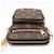 Borsa a tracolla e a spalla Louis Vuitton Monogram Utility Marrone Beige - vista 6