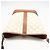 Céline Celine Triomphe Canvas & Calfskin Small Bucket Shoulder Bag Weiß Beige - Ansicht 7