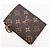 Louis Vuitton LV Bloom Mini Trifold Wallet Braun Rot Beige - Ansicht 2