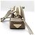 Borsa a tracolla in jacquard con logo Prada Marrone Bianco - vista 5