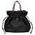 Bolso Tote con cordón Logo Prada BN1757 Castaño Negro