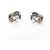 Tiffany & Co Brincos Tiffany Atlas Grooved Double Line Prata Dourado - vista 3