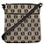 Bolsa de ombro em canvas Anagram Loewe Marrom Preto
