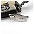 Bolsa de ombro em canvas Anagram Loewe Marrom Preto - vista 15