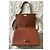 Borsa a tracolla in pelle trapuntata Chanel Marrone - vista 9