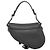 Mini borsa Saddle in pelle Christian Dior Nero - vista 2
