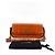 Chanel East West Flap in pelle medium Arancione - vista 2