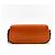 Chanel East West Flap in pelle medium Arancione - vista 3