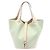 Hermès Borsa Hermes Picotin Lock PM Lucky Daisy Blu Verde Crudo Verde chiaro