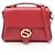 Borsa 2-Way Gucci Interlocking G in pelle rossa Rosso