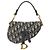 Christian Dior Saddle Oblique Canvas Mini Beige