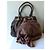 Céline Borsa Celine in pelle marrone - vista 10