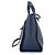 Chanel Deauville Navy Leder Tote Bag Marineblau - Ansicht 9