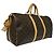Louis Vuitton Keepall Bandouliere Monogram Canvas 50 Marrone - vista 2
