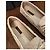 Mocassini Gloria Monogram Louis Vuitton Beige - vista 7