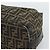 FENDI Zucca Canvas Vanity Hand Bag Black Brown Auth 192654 Marrone Nero - vista 11