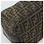 FENDI Zucca Canvas Vanity Hand Bag Black Brown Auth 192654 Marrone Nero - vista 12