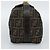 FENDI Zucca Canvas Vanity Hand Bag Black Brown Auth 192654 Marrone Nero - vista 4