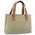 Céline CELINE C Macadam Handtasche aus Canvas und Wildleder Grau Silber Authentisch 193033A Braun