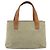 Céline CELINE C Macadam Handtasche aus Canvas und Wildleder Grau Silber Authentisch 193033A Braun - Ansicht 2