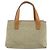 Céline CELINE C Macadam Handtasche aus Canvas und Wildleder Grau Silber Authentisch 193033A Braun - Ansicht 3