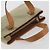 Céline CELINE C Macadam Handtasche aus Canvas und Wildleder Grau Silber Authentisch 193033A Braun - Ansicht 6