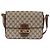 Borsa a Spalla GUCCI GG Supreme PVC Beige Oro Auth 193131 D'oro - vista 2
