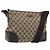 Borsa a Spalla GUCCI GG Canvas Marrone Argento 114273 Auth ep15593