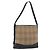 Bolso de hombro Burberrys Nova Check en lona beige y dorado Auth 193522
