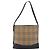 Bolso de hombro Burberrys Nova Check en lona beige y dorado Auth 193522 - vista 2