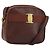 Borsa a tracolla Salvatore Ferragamo in pelle goffrata marrone e oro Auth 194054 D'oro