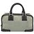 Borsa a mano LOEWE Amazona 28 in scamosciato grigio marrone Auth yk20662V - vista 2