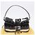 FENDI Mamma Baguette Shoulder Bag Wool Gray Silver Auth am12200SAM Brown Silvery - view 26