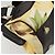 Céline Borsa CELINE in tela, oro, autentica 192711A Giallo - vista 13