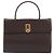 Céline Borsa CELINE in pelle marrone oro Auth ep15547 D'oro - vista 2