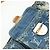 LOUIS VUITTON Monogram Denim Patchwork Pouchy Bag Blue M92382 LV Auth ki6696M - vista 17