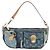 LOUIS VUITTON Monogram Denim Patchwork Pouchy Bag Blue M92382 LV Auth ki6696M - vista 2