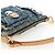 LOUIS VUITTON Monogram Denim Patchwork Pouchy Bag Blue M92382 LV Auth ki6696M - vista 6