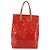 LOUIS VUITTON Borsa Monogram Vernis Reade MM Rosso Rouge M91086 LV Auth ep15522 - vista 2
