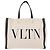 VALENTINO Tote Bag Canvas Ivory Gold Auth BA14128 Golden Roh - Ansicht 13