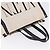 VALENTINO Tote Bag Canvas Ivory Gold Auth BA14128 Golden Roh - Ansicht 6