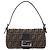 FENDI Zucca Canvas Mamma Baguette Borsa a tracolla Marrone Argento Auth yk20686SAM - vista 2