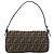 FENDI Zucca Canvas Mamma Baguette Borsa a tracolla Marrone Argento Auth yk20686SAM - vista 3