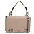 Saffiano Bolsa PRADA em couro Safiano 2way Rosa Prata Auth bs36289