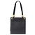 Borsa Tote Gianni Versace in pelle nera e oro Auth BA14178V Nero - vista 3